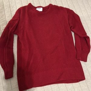 Old navy sweater size m Dark red NWOT